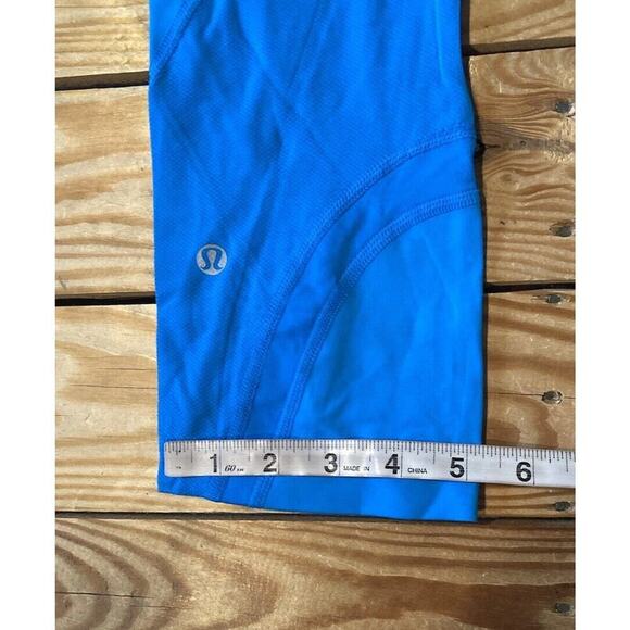 Lululemon Crop Leggings Size 6 Women’s Blue - Picture 7 of 7